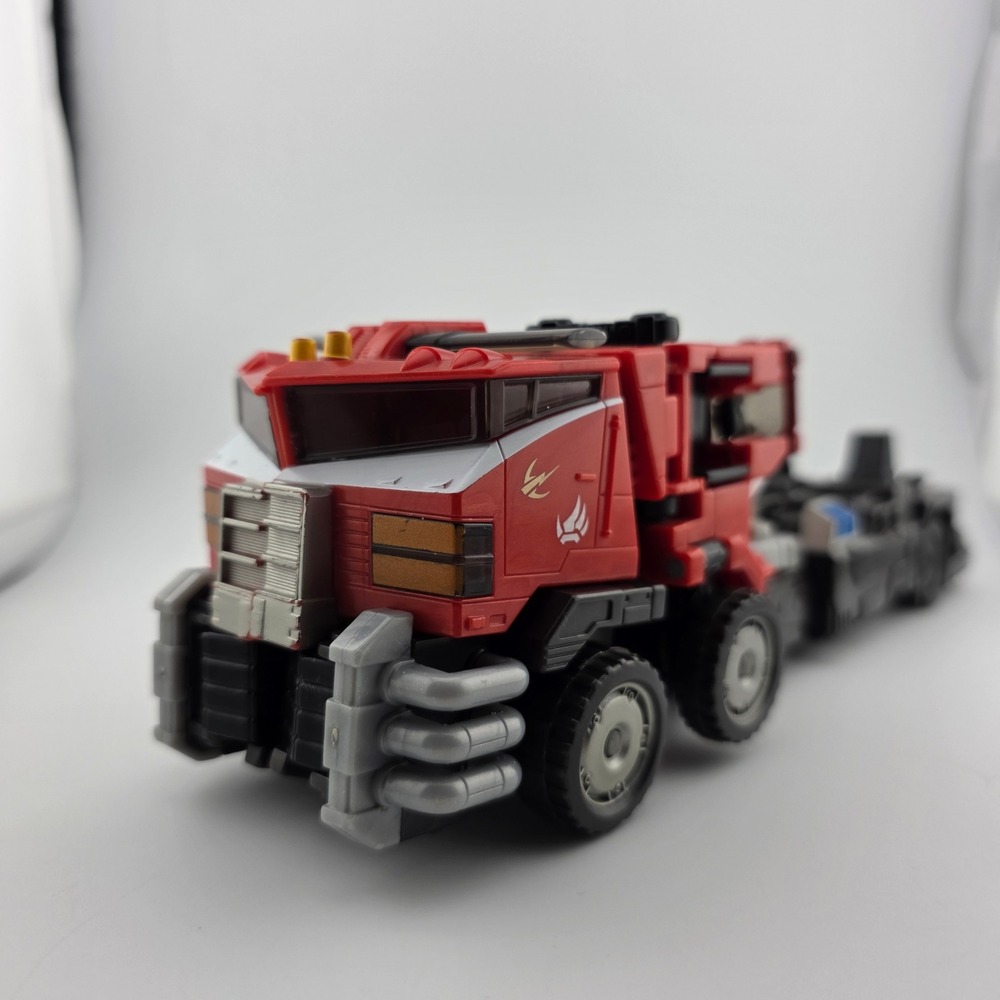 Transformers Cybertron Galaxy Force Optimus‎ Prime Action Figure Red Blue